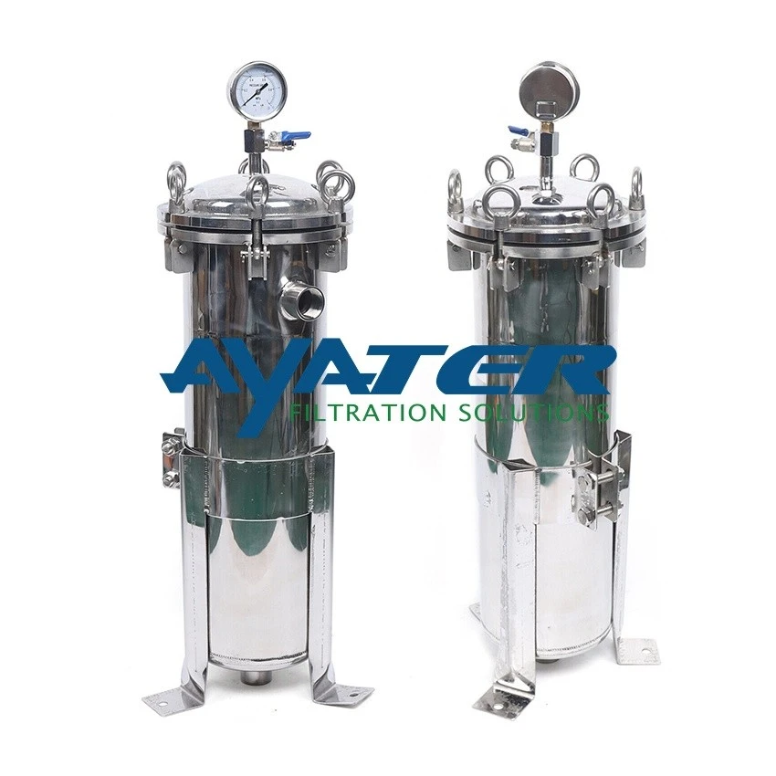 Single Bag Filter Stainless Steel Housing